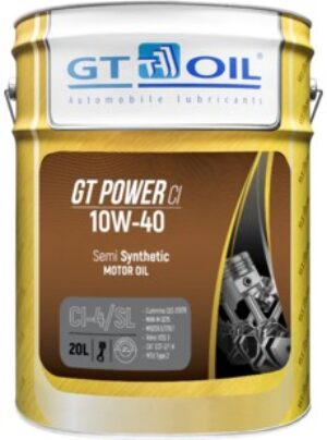GT Power CI, SAE 10W-40, API CI-4/SL, 20 л		п/с
