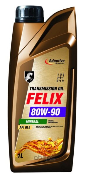 Масло трансм. SAE 80w90 API GL-5 з/прив. FELIX  ТС 1л.  15шт.