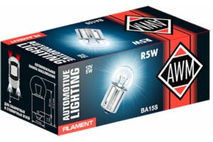 Лампа накаливания AWM R5W 12V/5W (BA15S)
