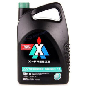 Антифриз X-Freeze Green (зелен.) ТС  5кг/4шт