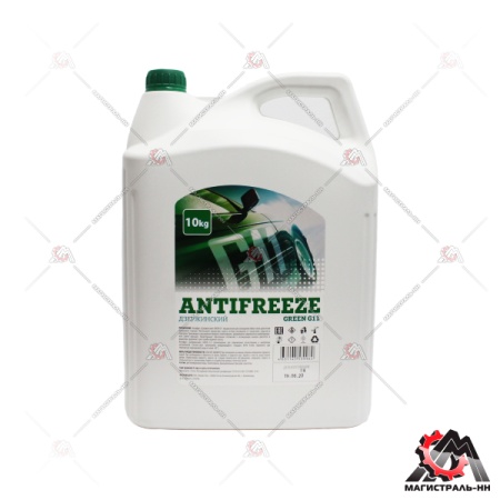Антифриз Дзержинский зеленый 10 кг