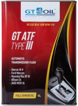 GT ATF Type-III Dexron III H, 4 л