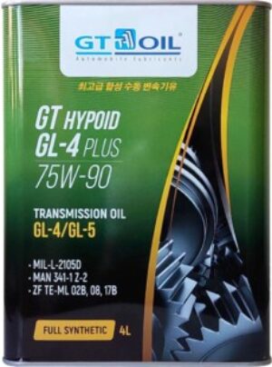 GT Hypoid GL-4 Plus, SAE 75W-90, API GL-4/GL-5,    4 л	синтет