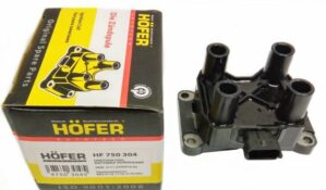 Катушка зажигания ВАЗ 2111 четырехвыв. (дв.1,5л., 8V)  HOFER HF 750 304/ 20шт
