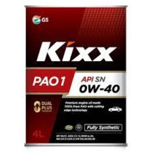 Масло моторное 0w40 4л. KIXX PAO 1 синтетика  4шт.