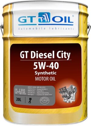 GT Diesel City, SAE 5W-40, API CI-4/SL, 20 л			синтетическое