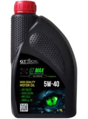 GT Max SAE 5W-40 API SN/CF, 1 л