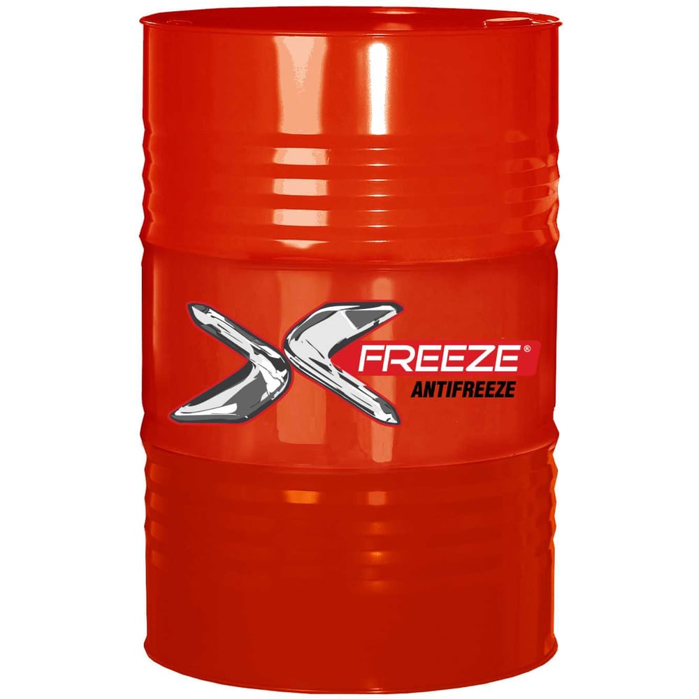 Антифриз X-Freeze G12+ (красн.) (-40) ТС бочка 220кг
