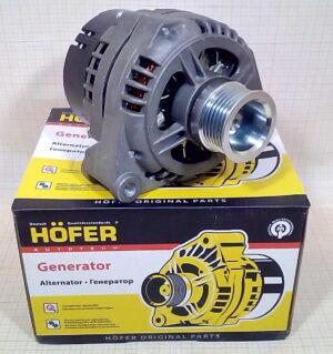 Генератор ГАЗ, УАЗ с двиг. ЗМЗ-405, 406, 409  (14В, 100А, аналог 9422.3701) HOFER HF 633 629  /4шт