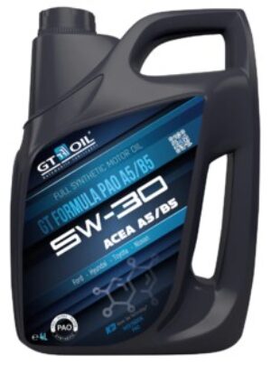 GT Formula PAO A5/B5 SAE 5W-30 API SL/CF, 4 л		синтетическое