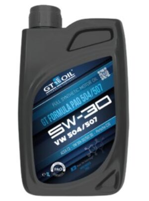 GT Formula PAO 504/507 SAE 5W-30 API SN, 1л		синтетическое