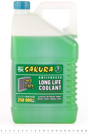 Антифриз SAKURA GREEN ТС  5кг/4шт