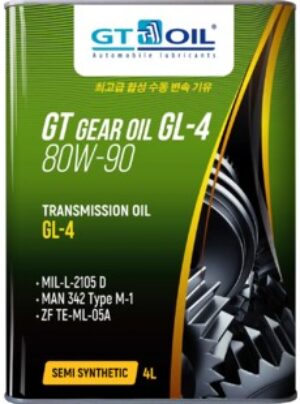 GT Gear Oil  80W-90 GL-4   п/с 4л