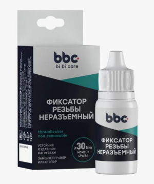 Фиксатор резьбы неразъемный, 6 мл  bi bi care   4408