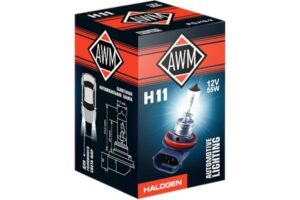 Лампа галогенная AWM H11 12V  55W (PGJ19-2)