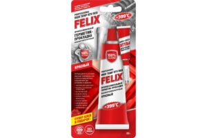 Герметик прокладка /красный 85гр. FELIX ТС/12 шт.