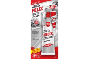 Герметик прокладка / прозрачный  85гр. FELIX ТС/12 шт./144 В УП
