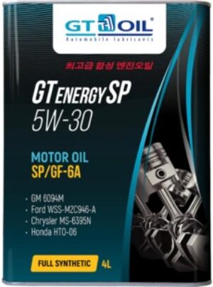 GT Energy SP, SAE 5W30, API SP, 4 л