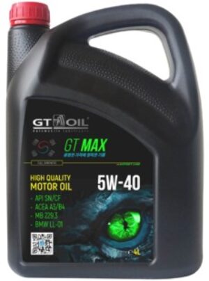 GT Max SAE 5W-40 API SN/CF, 4 л