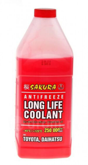 Антифриз SAKURA RED ТС  1кг/15шт