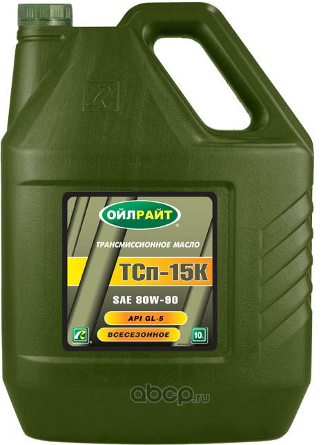 Масло трансм. ТСП-15К OILRIGHT 10л/2шт