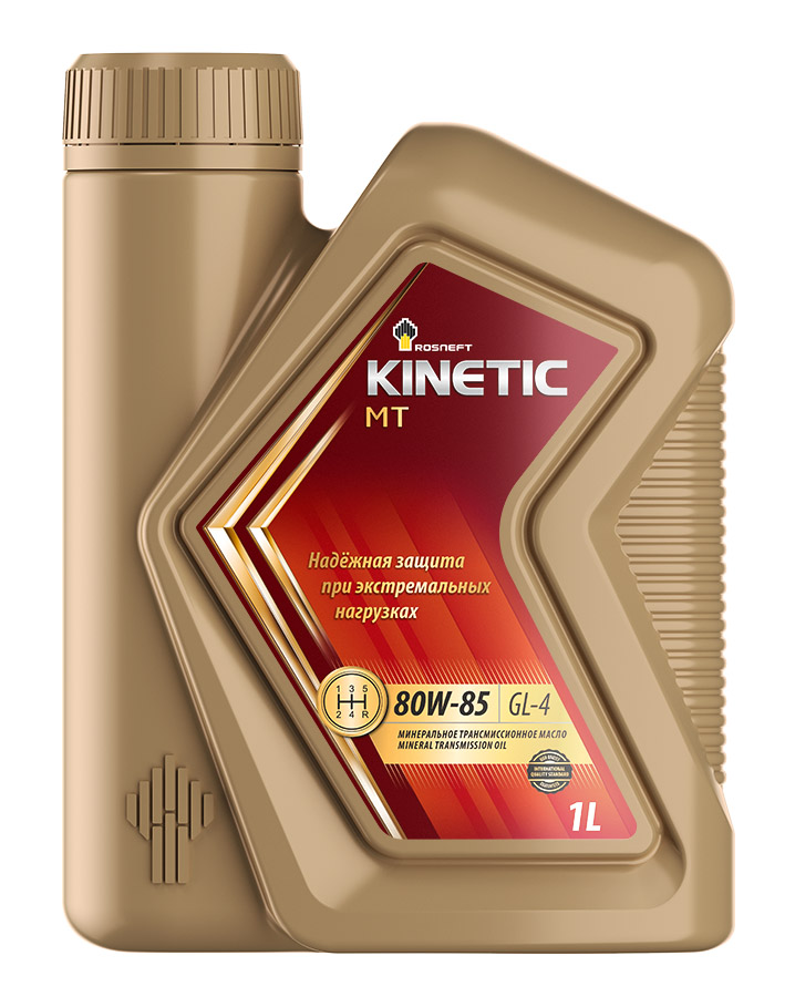 Транс Kinetic MT 80w85 GL-4 п/прив. 1л. мин. Роснефть нов.