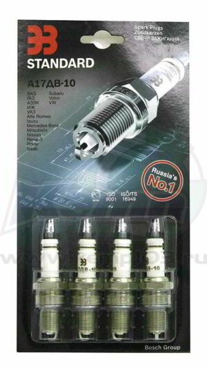 А17 ДВ-10 зазор-0,7 медн.эл. ВАЗ,ГАЗ,УАЗ,АЗЛК