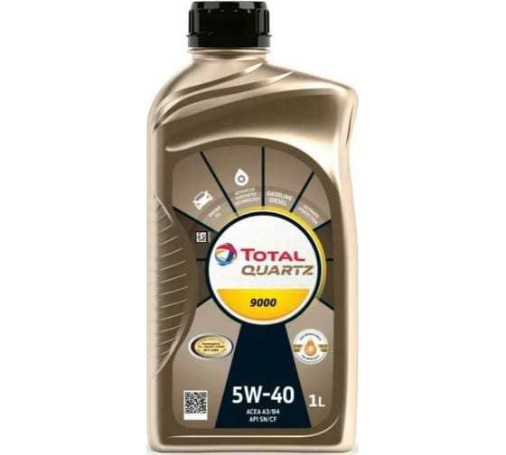 QUARTZ 9000 5W40 1л/18шт. TOTAL