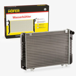 Радиатор охлаждения ГАЗ 3302 ( с 99г.в.) 2-х рядный HOFER HF 708 423/ 5шт