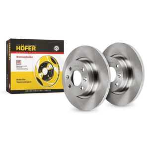 Диск переднего тормоза ВАЗ 2112 (R14) с перфорацией HOFER HF 130 216  (компл.)