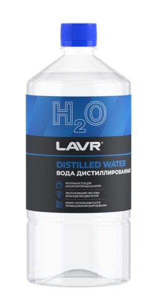 Вода дистиллированная, 1 л  Ln5001	LAVR