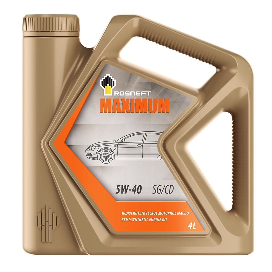 Maximum 5W-40 SG/CD 4л Роснефть Рязань