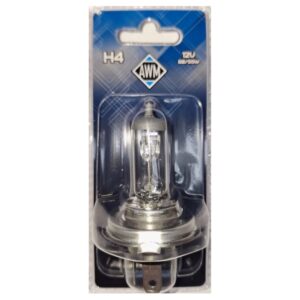 Лампа галогенная AWM H4 12V 60/55 W (P43T) блист. (10702070/191223/3512171, КИТАЙ)