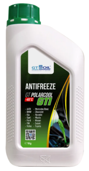 Антифриз GT Polarcool G11 зеленый, 1 кг