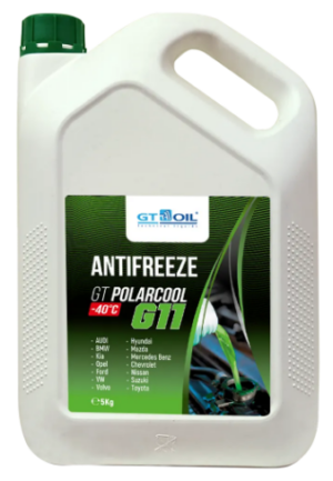 Антифриз GT Polarcool G11 зеленый, 5 кг