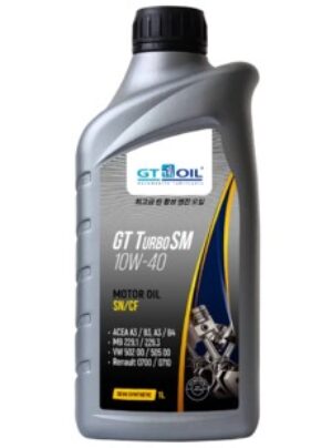 GT Turbo SM, SAE 10W-40, API SM,SN/CF, п/с 1 л (12шт)