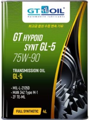 GT Hypoid Synt, SAE 75W-90, API GL-5     4л
