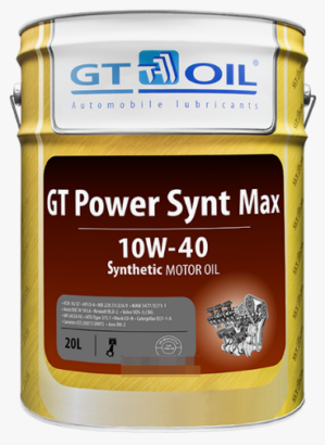 GT Power Synt Max, SAE 10W-40, API CI-4, синтетика 20л	дизель д/ Евро IV, V, VI.