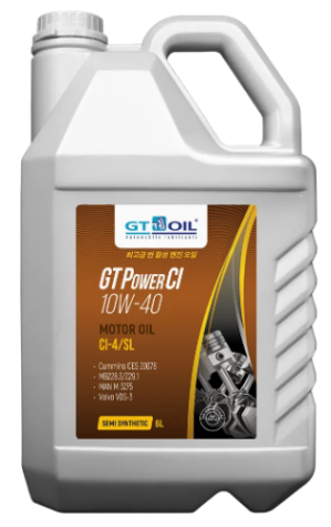 GT Power CI, SAE 10W-40, API CI-4/SL, 6 л. дизельное /полусинтетическое