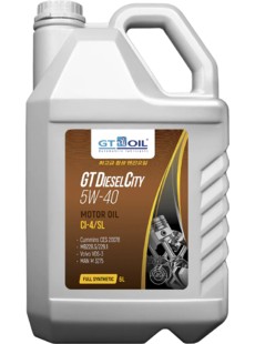 GT Diesel City, SAE 5W-40, API CI-4/SL, 6 л синтетическое