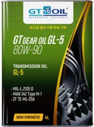 GT Gear Oil, SAE 80W-90, API GL-5,  4л