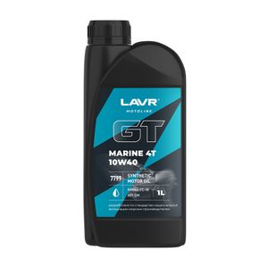 Моторное масло GT Marine 4Т 10W40 SM, 1л Ln7799 LAVR MOTO