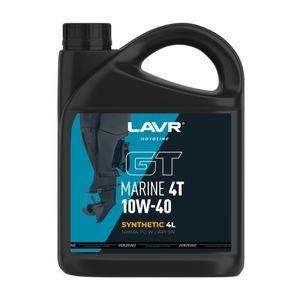 Моторное масло GT Marine 4Т 10W40 SM, 4л		Ln7790			LAVR MOTO