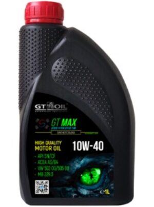 GT Max SAE 10W-40 API SN/CF, 1 л  п/с