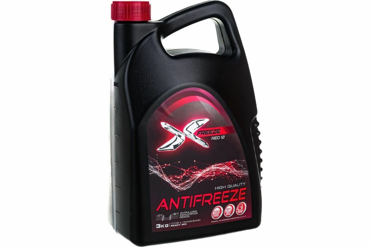 Антифриз X-Freeze G12+ (красн.) ТС 3кг/4шт