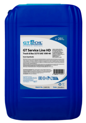 GT Service Line HD Truck & Bus 3275 дизель SAE 10W-40, API CI-4/SL, 20л