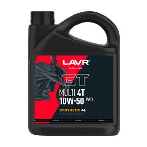 LAVR motoline Моторное масло GT MULTI 4T 10W-50 SN (4 л)	Ln7732